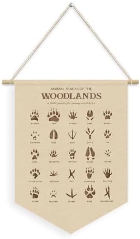 Woodland Classroom Decor, Woodland Tracks Nursery Decor Banner by Unknown