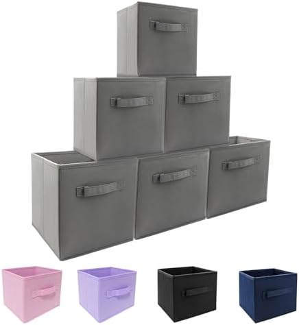 EBIGIC storage bins collapsible storage bins, cube storage organizer by EBIGIC