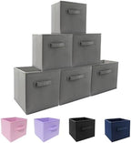 EBIGIC storage bins collapsible storage bins, cube storage organizer by EBIGIC