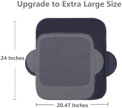 Extra Large Booster Seat Cover, Waterproof Non-Slip Dining Chair Protector - Image 4