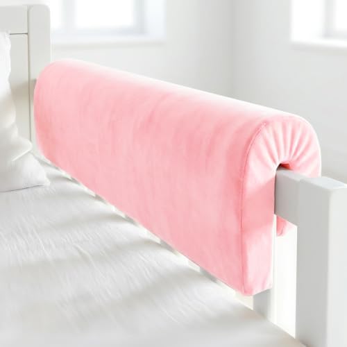 Soft Cushioned Barrier, 3 Ft, Light Pink by SmashierWhereCraftsmanshipMeetsWarmth