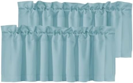H.VERSAILTEX Blackout Kitchen Curtain Valances, Window Valance Curtains by HVERSAILTEX