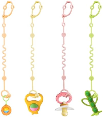 LittleHugs Toy Straps for Baby, Adjustable Toy Holder for Stroller Accessories by LittleHugs