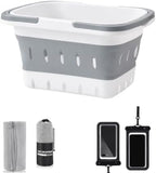 Handheld Foldable Bathroom Bath Storage Basket by Unknown