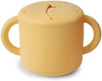 mushie Silicone Snack Cup | Spill Proof Food Container by mushie
