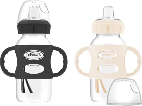 Dr. Brown’s Milestones Wide-Neck Transitional Sippy Bottle by Unknown