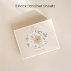 Konssy 2 Pack Muslin Bassinet Sheets - Image 6