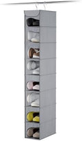 Whitmor Hanging Shoe Organizer, 8 Shelves-Hanging Closet Organizer, Hanging by Whitmor