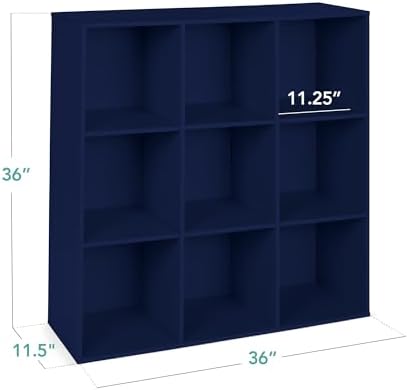 Best Choice Products Kids Bookcase 9-Cube Storage Organizer, 11in Shelf Opening - Image 2