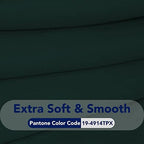 PureFit Stretch Couch Covers for Sofa 4 Seater Slipcovers Deep Teal - Image 5