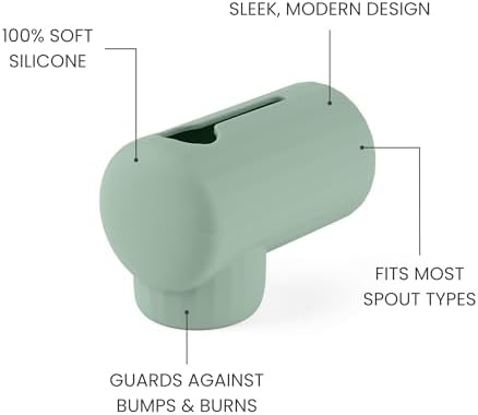 Bath Spout Cover, Soft Silicone Bathtub Faucet Cover Safety Universal Fit - Image 5