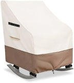 Rocking Chair Cover, 600D Heavy Duty Waterproof and Sunproof Outdoor Rocking by Dipurman