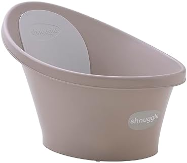 Shnuggle Newborn Baby Bath | Built in Support Bump and Soft Backrest | Suitable by Shnuggle