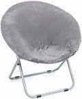 Velvet Stretch Saucer Chair Cover, Round Moon Chair Cover by AHUAWA