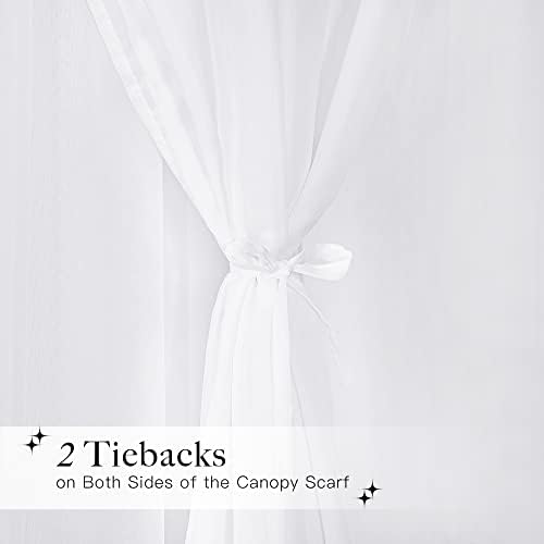 NICETOWN Kids Bed Canopy for Nursery - Image 3