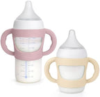 BUSOHA 2 Pack Silicone Sleeves for NUK Baby Bottles 5oz and 8oz by BUSOHA