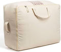 Soft Canvas Storage Bags with Zipper. Thick Breathable by VeraMia