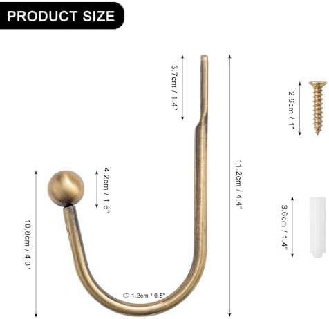 Curtain Holdback, Premium Metal Decorative Curtain Holdbacks - Image 4