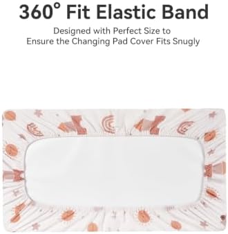 TILLYOU Changing Pad Cover Set in Soft Jersey Material - Image 6