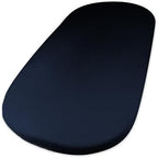 HonestBaby Organic Cotton Fitted Bassinet Sheet, Dark Navy, One Size by HonestBaby