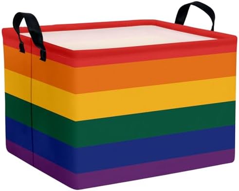 Rainbow Storage Baskets for Shelves for Classroom and Nursery Bin & Toy by ASKETAM