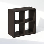 Furinno Cubic Extra Thick 4-Cube Closet Organizers and Storage, Dark Oak - Image 7