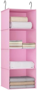 Hanging Closet Organizer 4-Shelf, Oxford Fabric Wardrobe Storage by DonYeco