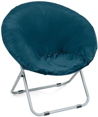 Velvet Stretch Saucer Chair Cover, Round Moon Chair Cover by AHUAWA