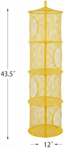 Hanging Stuffed Animal Storage Hammock Net 4 Tiers - Image 2