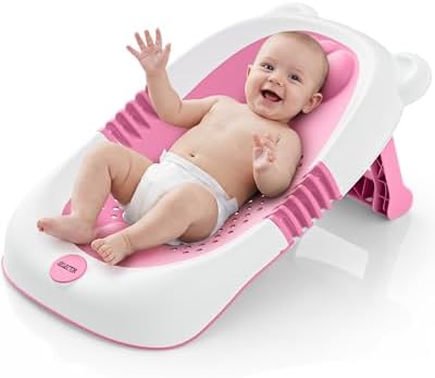 ISELECTOR Foldable Baby Bath Support by ISELECTOR