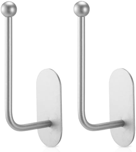 CroBlissful 2 Pcs Adhesive Curtain Holdbacks No Drill Window Hook - Image 6