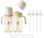 Piifur Sippy Cups for Toddlers 1-3, Leak Proof & Spill Proof Straw Cup by Piifur