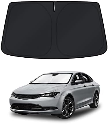 KUST Windshield Sun Shade for Chrysler 200 2011-2018 Window Accessories Shade by KUST