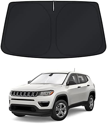 KUST Windshield Sun Shade for Jeep Compass 2007-2017 Window Accessories Shade by KUST