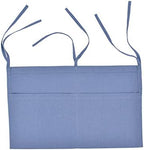 Linen Baby Bedside Hanging Storage Bag, 2 Pockets Organizer - Image 2