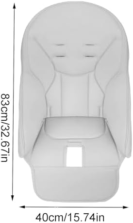 Baby High Chair Cover, PU Leather, Soft Padding, Highchair Seat Cushion - Image 4