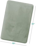 Clara Clark Bathroom Rugs, Velvet Memory Foam Bath Mat, Non-Slip Bath Rugs - Image 3