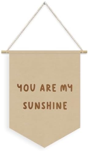 You Are My Sunshine Pennant Banner, Playroom Decor by Unknown