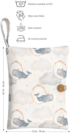 Baby Diaper Bag Organizer, Portable Baby Essentials Storage Pouch - Image 4