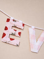 Custom Fabric Name Banner, Nursery Name Garland, Baby Wall Decor - Image 3