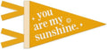 You Are My Sunshine Felt Banner, Nursery Wall Hanging Decor by Unknown