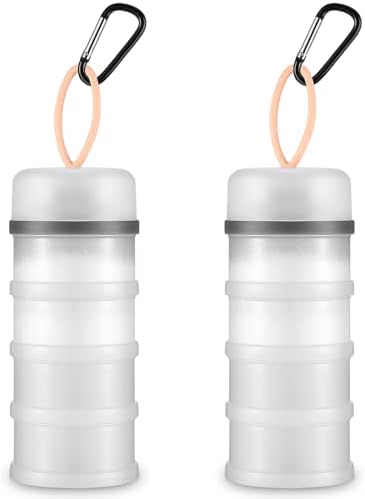 Baderke 2 Pcs Protein Powder Travel Container by Baderke