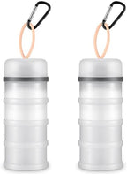 Baderke 2 Pcs Protein Powder Travel Container by Baderke