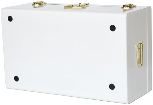 Vixdonos Large Metal Trunk Decorative Storage Box College Dorm Chest - Image 3