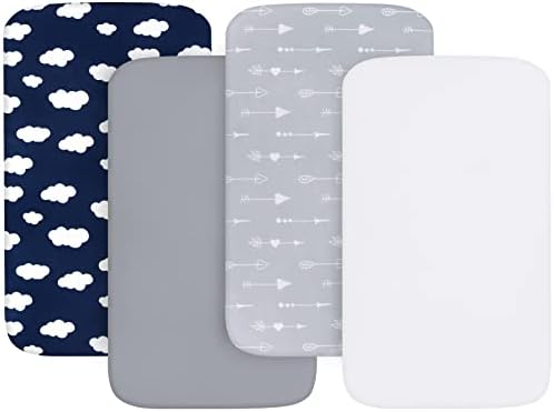 Baby Bassinet Sheets Fits Kiniew/JevrJeur/Newton Baby/Airclub/Besrey/Fodoss by Bilobanbabybedding