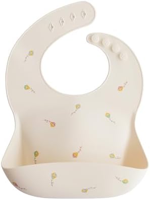 mushie Silicone Baby Bib | Adjustable Fit Waterproof Bibs by mushie
