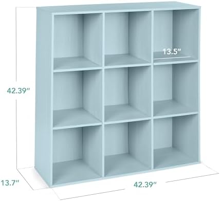 Best Choice Products Kids Bookcase 9-Cube Storage Organizer, 13.5in Shelf - Image 2