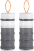 Accmor 2 Pack Baby Formula Dispenser On The Go, Stackable Formula Dispenser by Accmor