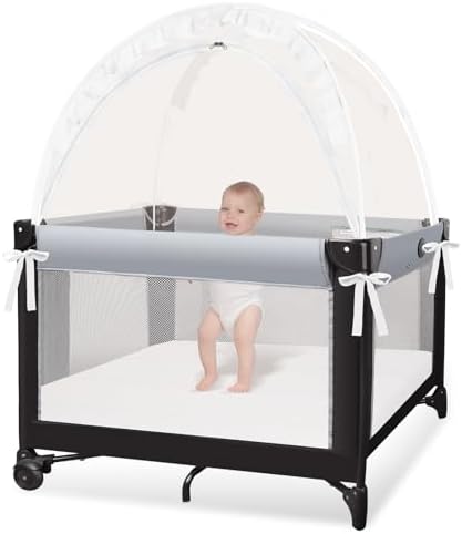 Crib Tent - Crib Net to Keep Baby in, Stop Baby from Climbing Out of Crib by Unknown