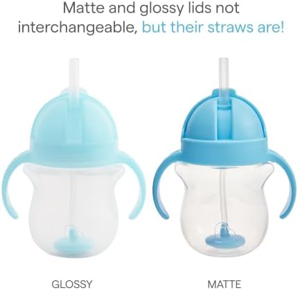 Munchkin Any Angle Sippy Cups for Toddlers, Spill Proof Weighted Straw Cup - Image 6